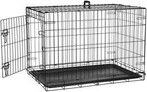 AmazonBasics Single Door & Double Door Folding Metal Crate