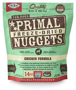 Primal Nuggets most healthy dog food