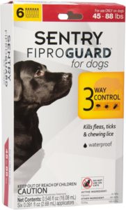 SENTRY Fiproguard Flea and Tick Prevention for Dogs