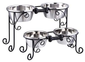 BestVida Elevated Dog Bowls Raised Dog Bowls