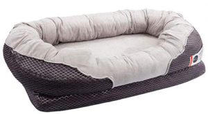 BarksBar Gray Orthopedic Dog Bed