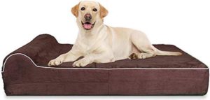 KOPEKS 7-inch Thick Dog Bed with Pillow