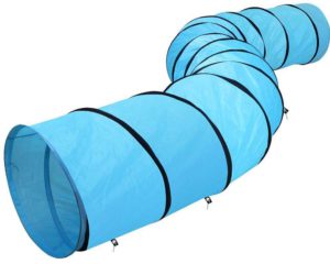 Yaheetech-18ft-Pet-Dog-Agility-Obedience-Training-Tunnel-Blue