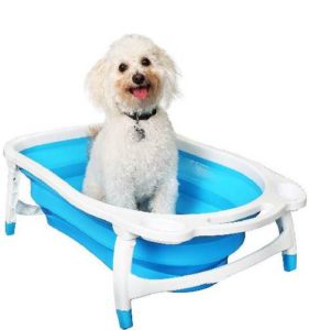 BaileyBear Porta Tubby Collapsible Dog Cat Bath Tub