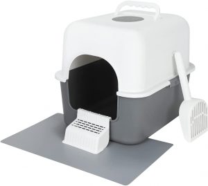 Sfozstra Cat Litter Box with Pedal